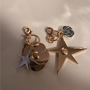 CHANEL Ltd Ed Gold & Silver Star Charms Camelia & Comet Charms